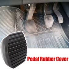 Image of 2pcs Brake Clutch Foot Pedal Pad Cover Rubber 213026 450417 For Citroen Peugeot