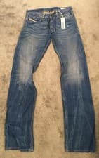 Image of Diesel larkee regular-straight fit jeans wash 008pl W30 L 34