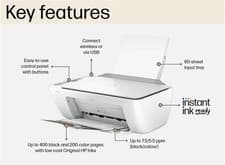 Image of HP DeskJet 2820e All-in-One Wireless A4 Colour Inkjet Printer No Ink