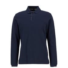 Image of Barbour Essential L/S Polo Shirt Navy