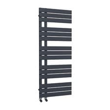 Image of UK Radiators Towel Radiator Rail WIFI Electric Flat Tube Reversible Anthracite