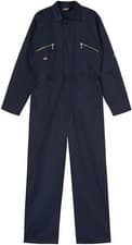 Image of Dickies Redhawk Coveralls Mens UK 40R Navy Blue Workwear Boiler Suit