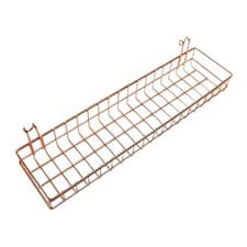 Image of Hanging Wire Basket Farmhouse with Hooks for Organizing Wall Basket Multipurpose