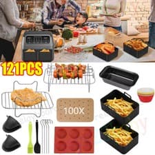 Image of 121PCS Air Fryer Accessories Set For Ninja SL400 DouleStack 9.5L AF400 Dual Zone