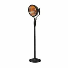 Image of La Hacienda Vintage Searchlight Electric Patio Heater Outdoor Standing 2100W