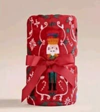 Image of Nutcracker Christmas Super Soft Plush Throw Sofa Blanket Cosy Bed Fleece xmas
