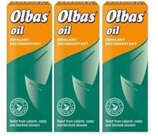 Image of Olbas Oil Inhalant Decongestant (3 x 30ml)Catarrh Colds Sinus Relief