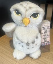 Image of Harry Potter Original Hedwig Owl Plush Bean Bag Teddy Toy 2001 Trudi 6” NWT