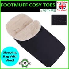 Image of FOOTMUFF Cosy Toes Universal Sheep Wool Carrycot Buggy Pushchair Stroller  Pram