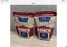 Image of Kenco Rich Instant Coffee Full Bodied Intense Roast 150g Pack of 2 Refill