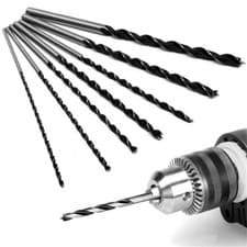 Image of 7Pcs Extra Long Wood Drill Bit Set 12" 300mm Woodworking Tool 4 5 6 7 8 10 12mm