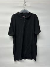 Image of Men’s Pierre Cardin Regular Fit Black Polo Shirt Size XL Brand New