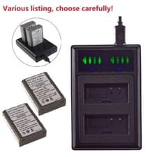 Image of BLN-1 BLN1 Battery or charger for Olympus E-M5 EM5 E-M1 EM1 PEN E-P5 BCN-1 HLD-6