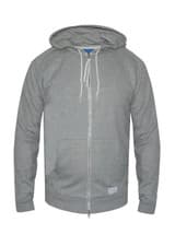 Image of Adidas Originals Mens Grey Classic Zipped Hoody