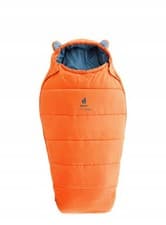 Image of Kids Sleeping Bag 95-130cm Saffron/slate Blue Camping Mummy