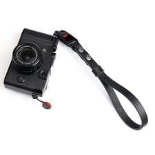 Image of Handmade Leather Camera Wrist Strap, Peak Design Anchors, Quick Release