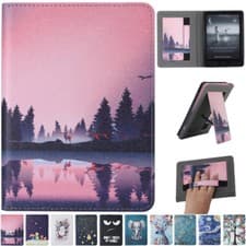 Image of For Amazon Kindle Paperwhite 1234 5/6/7/10/11/12th Gen Smart Leather Case Cover