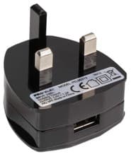 Image of Pro Elec USB Mains 3 Pin Plug Charger 5V 2.1A PEL00458 ROHS & CE Certified