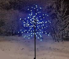 Image of Christmas Workshop 1.5 m 180 LED Blossom Tree, Blue/ White - 72660