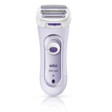 Image of Braun Lady Shaver LS5560 Violet Electric Women's Shaver 3 in 1 Cordless Shaver