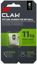 Image of 3M Claw 3PH11-2UKN Drywall Picture Hanger 11kg 2pk
