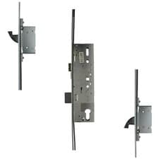 Image of FULLEX Crimebeater 220 Pro Lever Operated Latch & Deadbolt Split Spindle 20mm Ra