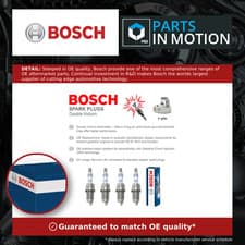 Image of Spark Plugs Set 4x 0242240675 Bosch 12290R62H01 9807B5617W 9807B561BW 9807B561CW