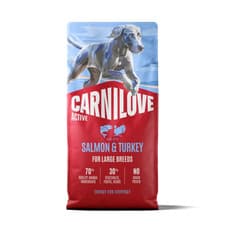 Image of Carnilove Active Salmon & Turkey Large Breed Adult Dry Dog Food - 1.5kg