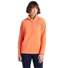 Image of Craghoppers Womens Miska Half Zip Micro Fleece Walking Hiking Midlayer Top