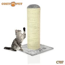 Image of Cozy Pet Deluxe Cat Tree Sisal Scratching Post Quality Cat Trees - CT07-Grey