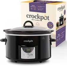 Image of Crockpot Digital Slow Cooker | 3.5 L (3-4 People) | Litres, Free Fast Shipping