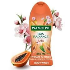 Image of Palmolive Skin Radiance Papaya & Peach Shower Gel 450ml