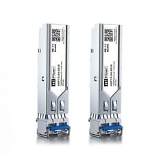 Image of 2PCS 1.25G Single Mode SFP LC Module 1000Base LX/LH Fiber Transceiver for