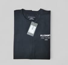 Image of ALL SAINTS MENS BRAND NEW PRINTED SHORT SLEEVE T-SHIRT