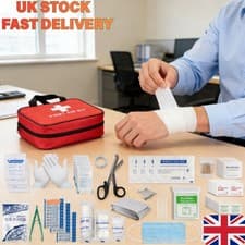 Image of 391 Piece Comprehensive First Aid Kit - BS 8599 Compliant for Home, Car & Travel