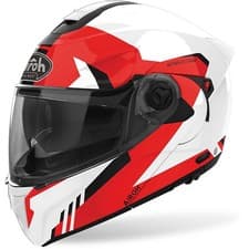 Image of Airoh SPECKTRE CLEVER White Red Modular Helmet