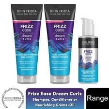 Image of John Frieda Dream Curls Haircare Range of Shampoo, Conditioner & Defining Creme