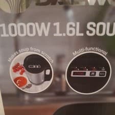 Image of Daewoo 1.6L Soup Maker Electric Jug Smoothie Blender Keep Warm Multi Function