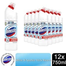 Image of Domestos Thick Bleach Disinfectant Multi-Purpose Cleaner Gel, 750ml
