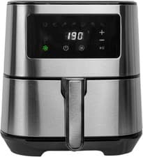Image of SIA SAF55SS 5.5L Air Fryer, Stainless Steel, 1700W, 8 Program, Digital Touch Con
