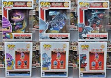Image of Funko Pop! Premium Yugioh Dark Magician Blue-Eyes White Dragon Red-Eyes New