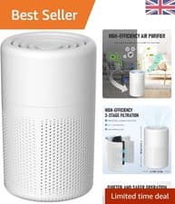 Image of Compact USB-Powered Air Purifier with 360 Purification – Ideal for Travel