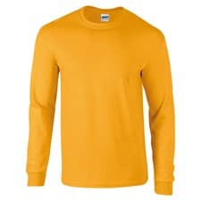 Image of Gildan 2400 Ultra 100% Cotton Heavyweight Long Sleeve T-Shirt Large Size