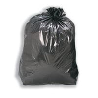 Image of 5 Star Facilities Bin Liners Medium/Heavy Duty 110 Litre Capacity Black (Pack of