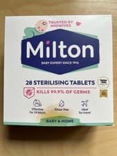 Image of Milton Sterilising Tablets Kills 99.9% Of Germs 28 Sterilising Tablet for Travel