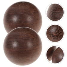 Image of 1 Pair of Rosewood Handball Health Care Ball Exersice Stress Relief Wrist Balls