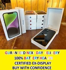 Image of Boxed Apple iPhone 14 128GB /256GB Unlocked all Colours 5G Grade A+ 100% Battery