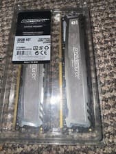 Image of Crucial Ballistix Gaming Memory 32gb DDR4 PC Desktop