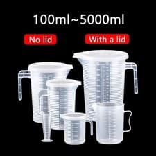 Image of Measuring Jug Plastic Kitchen Bar Polypropylene Measuring Jug 0.5L 1L 2L 3L 5L