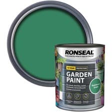 Image of Ronseal Garden Paint Rainforest Green 750ml